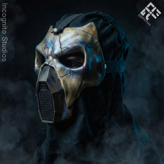 Metal Phantom Iridescent Gas Mask