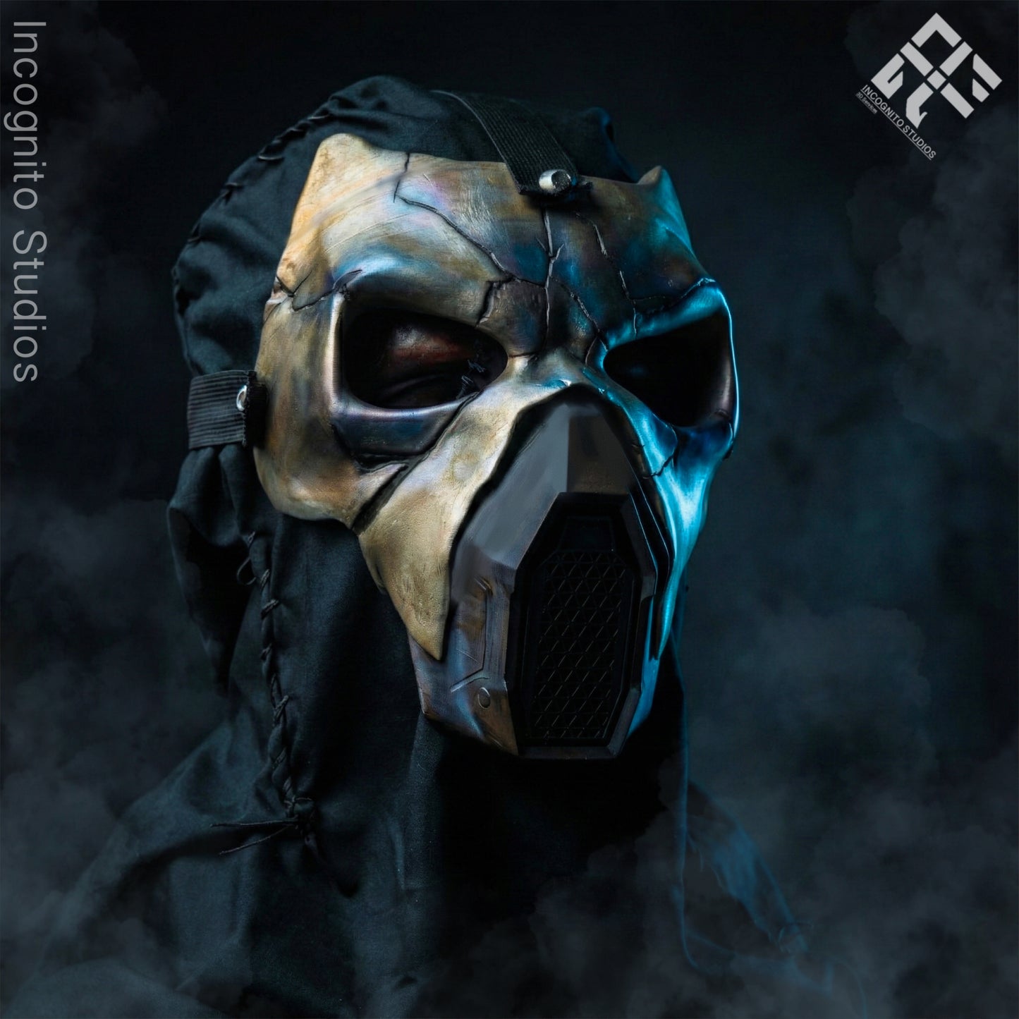Metal Phantom Iridescent Gas Mask