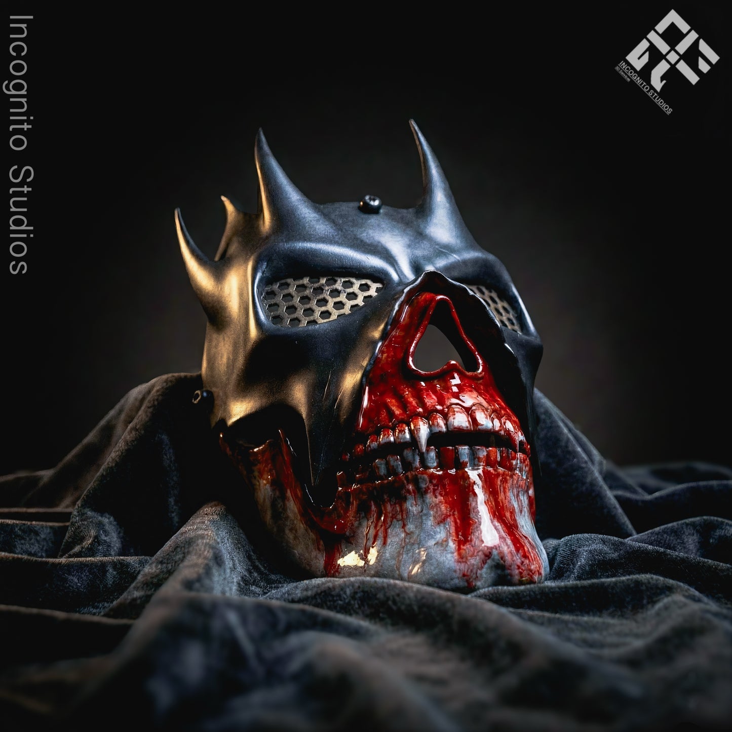 Metal Phantom Cursed Articulated Mask