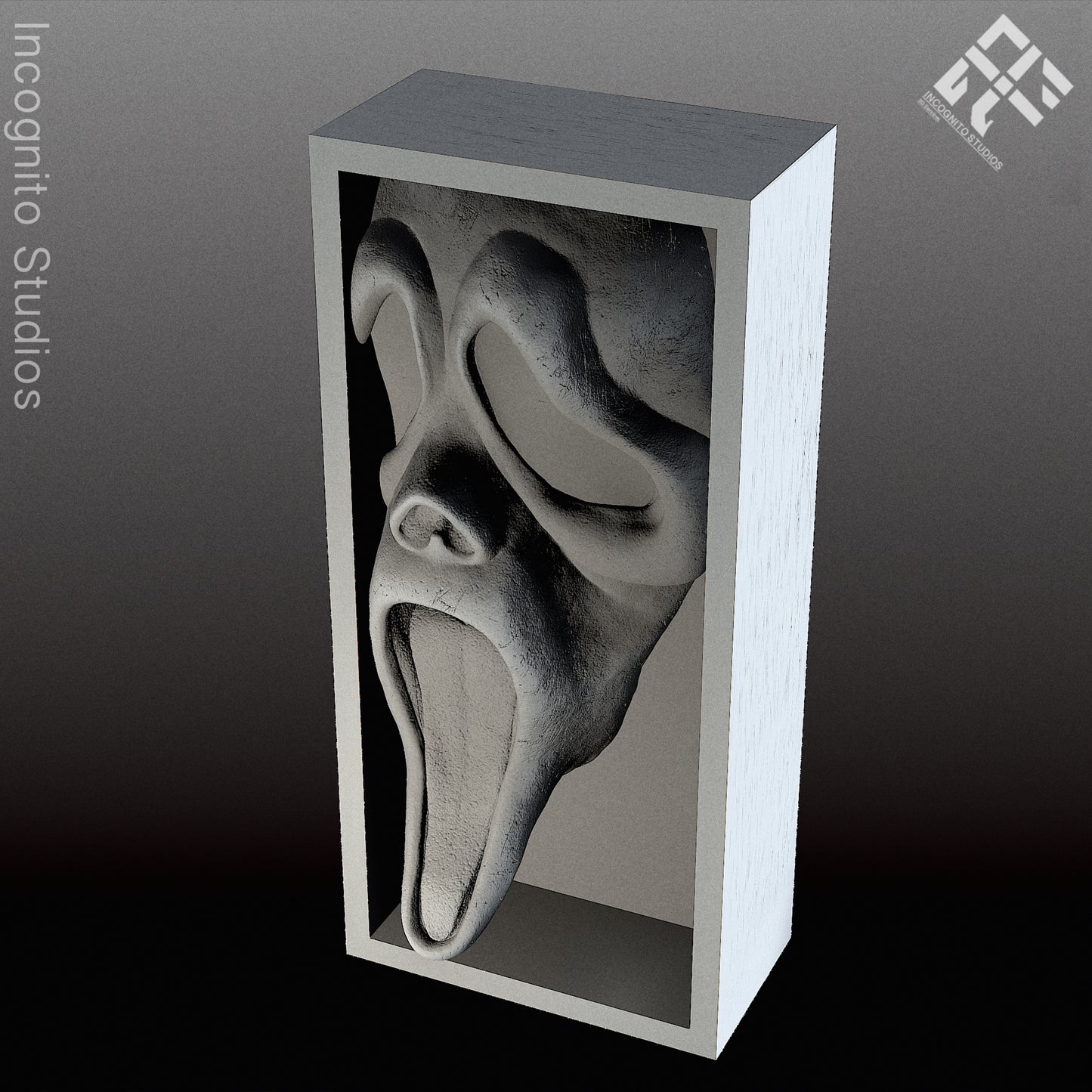 Scream Booknook (STL File)