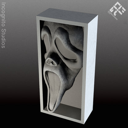 Scream Booknook (STL File)