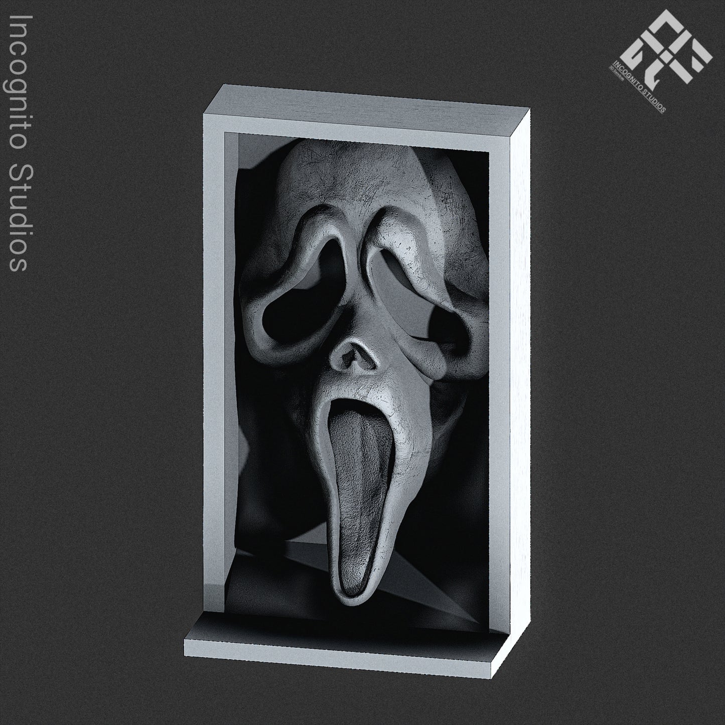Scream Book Nook (B) (STL File)