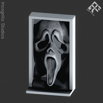 Scream Book Nook (B) (STL File)
