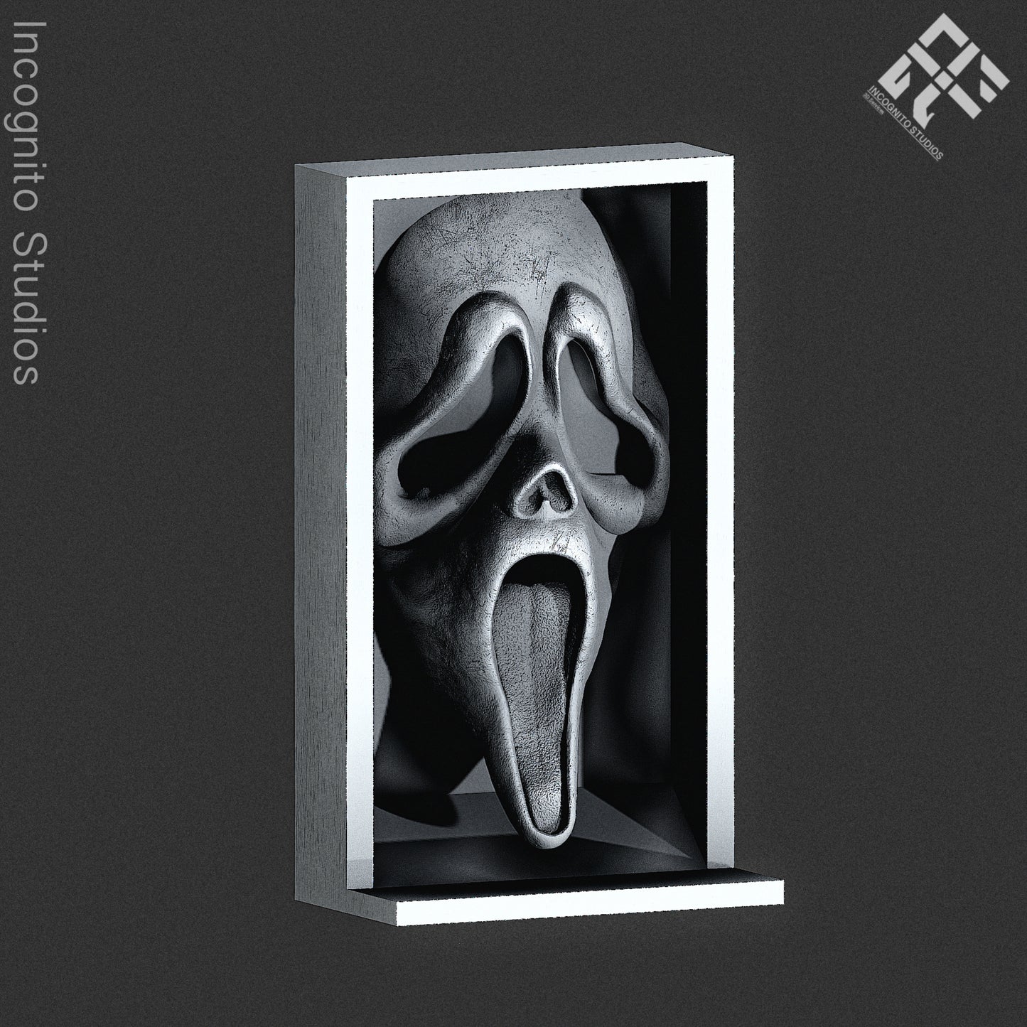Scream Book Nook (B) (STL File)