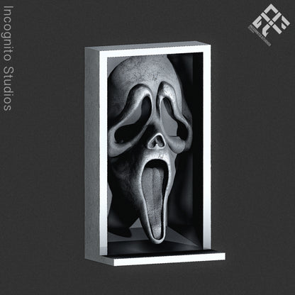 Scream Book Nook (B) (STL File)