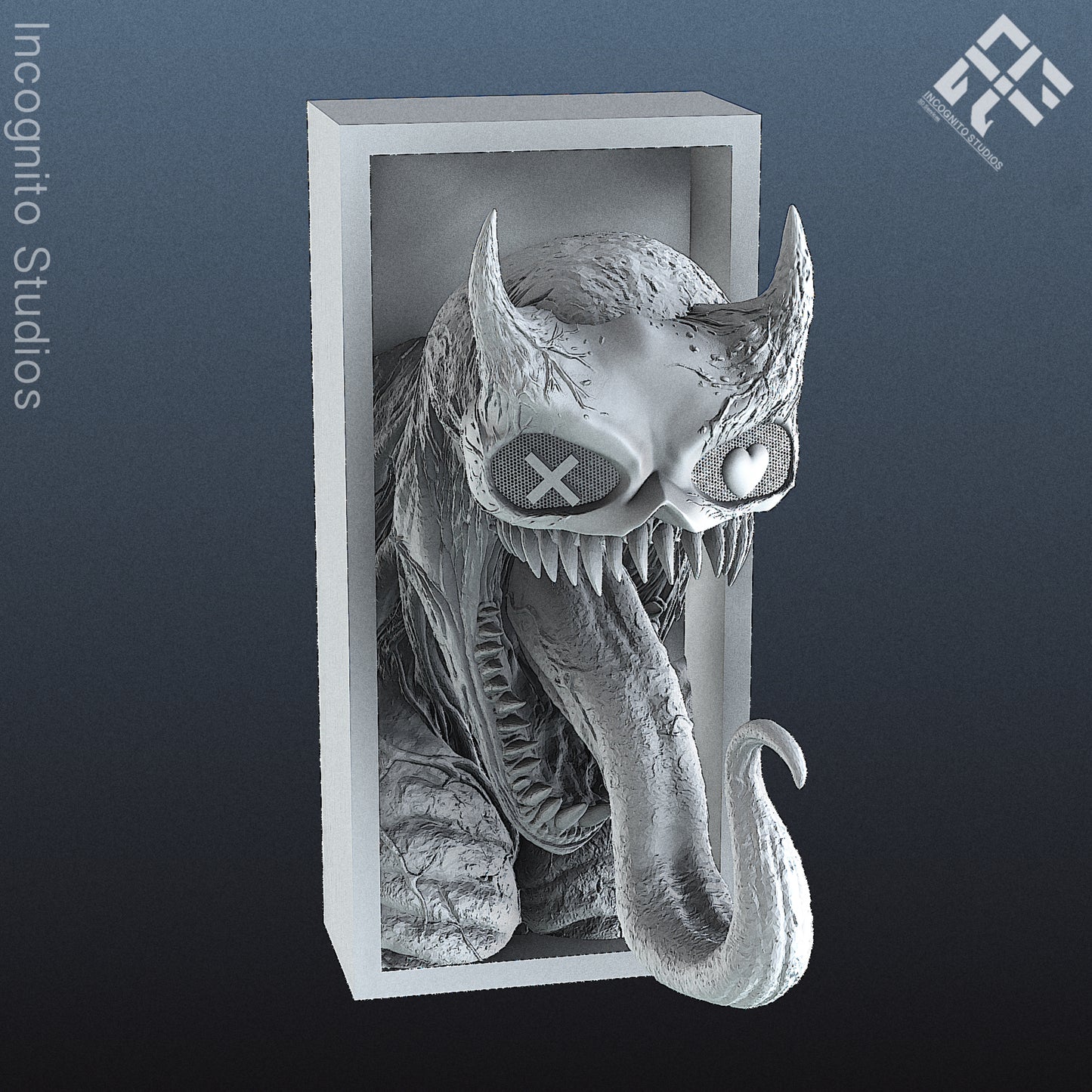 Lights Out Venom Book Nook (STL File)