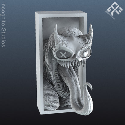 Lights Out Venom Book Nook (STL File)