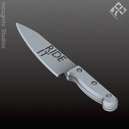 Lights Out Josh's Knife (STL File Commercial Use)