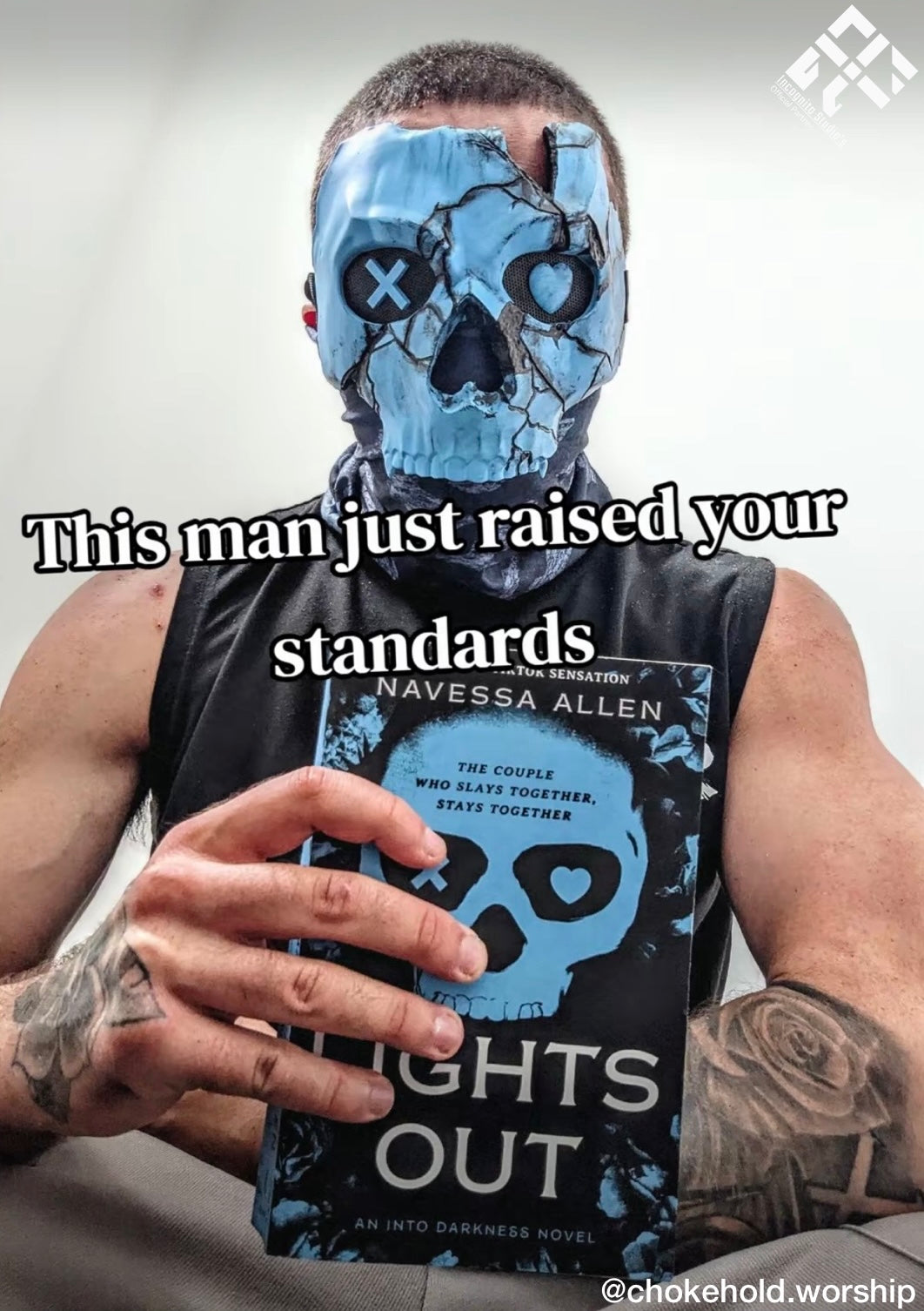 Lights Out BookTok Custom Mask (SHATTERED EDITION)
