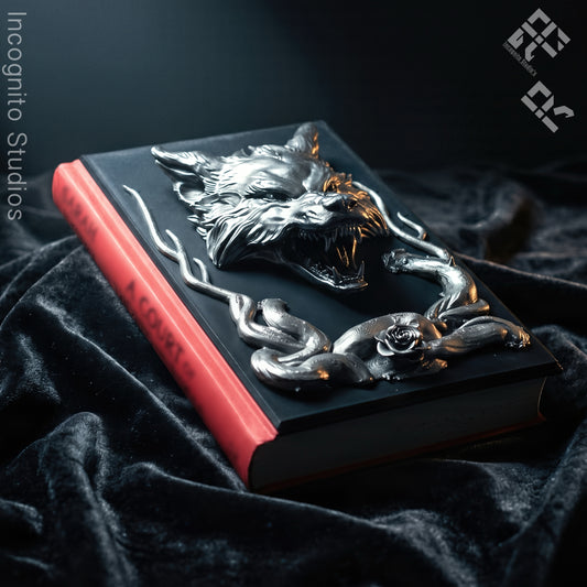 A Court of Thorns and Roses by Sarah J. Maas | Wolf Sculpted Cover | Custom Hardcover Modification