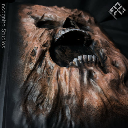 Book Of Shadows | Necromancy Face Sculpted Cover | Custom Hardcover Modification