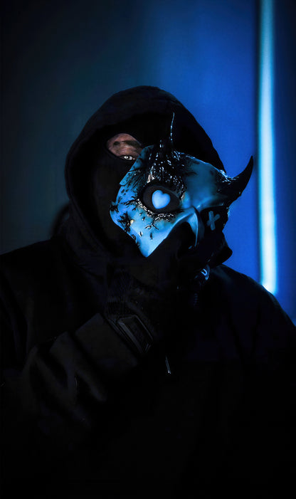 Lights Out Horny Devil Skull Mask (DIY Kit)