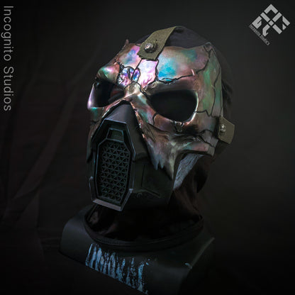 Metal Phantom Iridescent Gas Mask