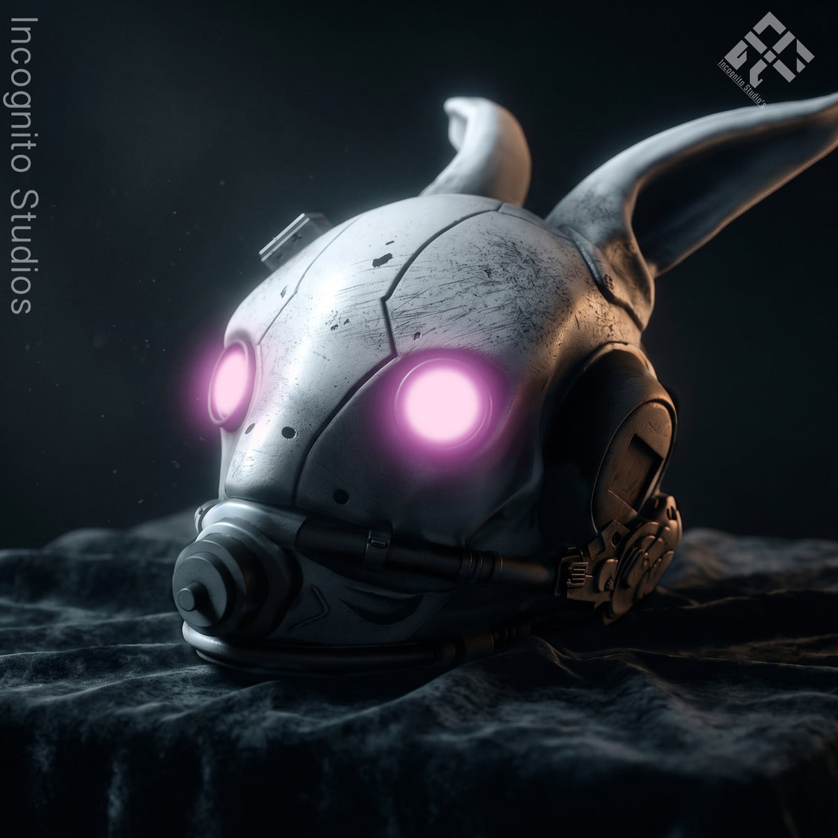 Tactical Rabbit Cyberpunk Mask (STL)