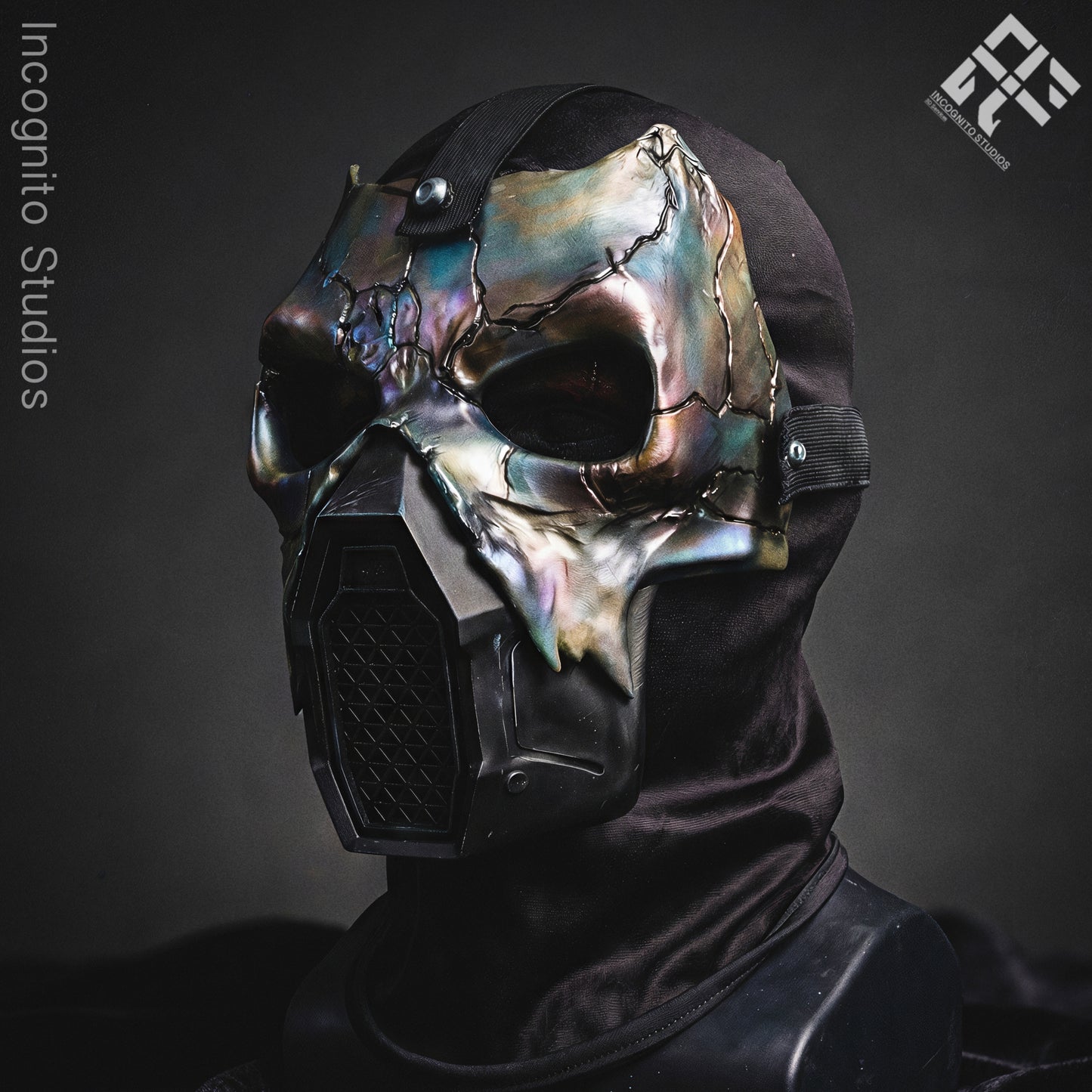Metal Phantom Iridescent Gas Mask