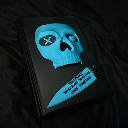 Lights Out By Navessa Allen | Custom Rebound Dark Romance Cover | Masked Man Sculpted Hardcover